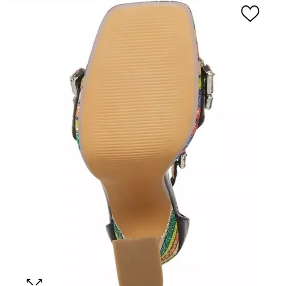 Betsey Johnson Emani High Heel Sandals Black - Picture 5 of 8